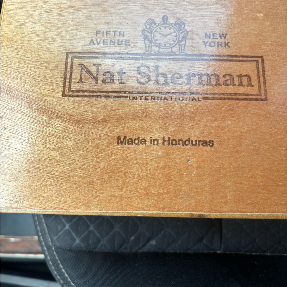 Nat Sherman Wooden Box
